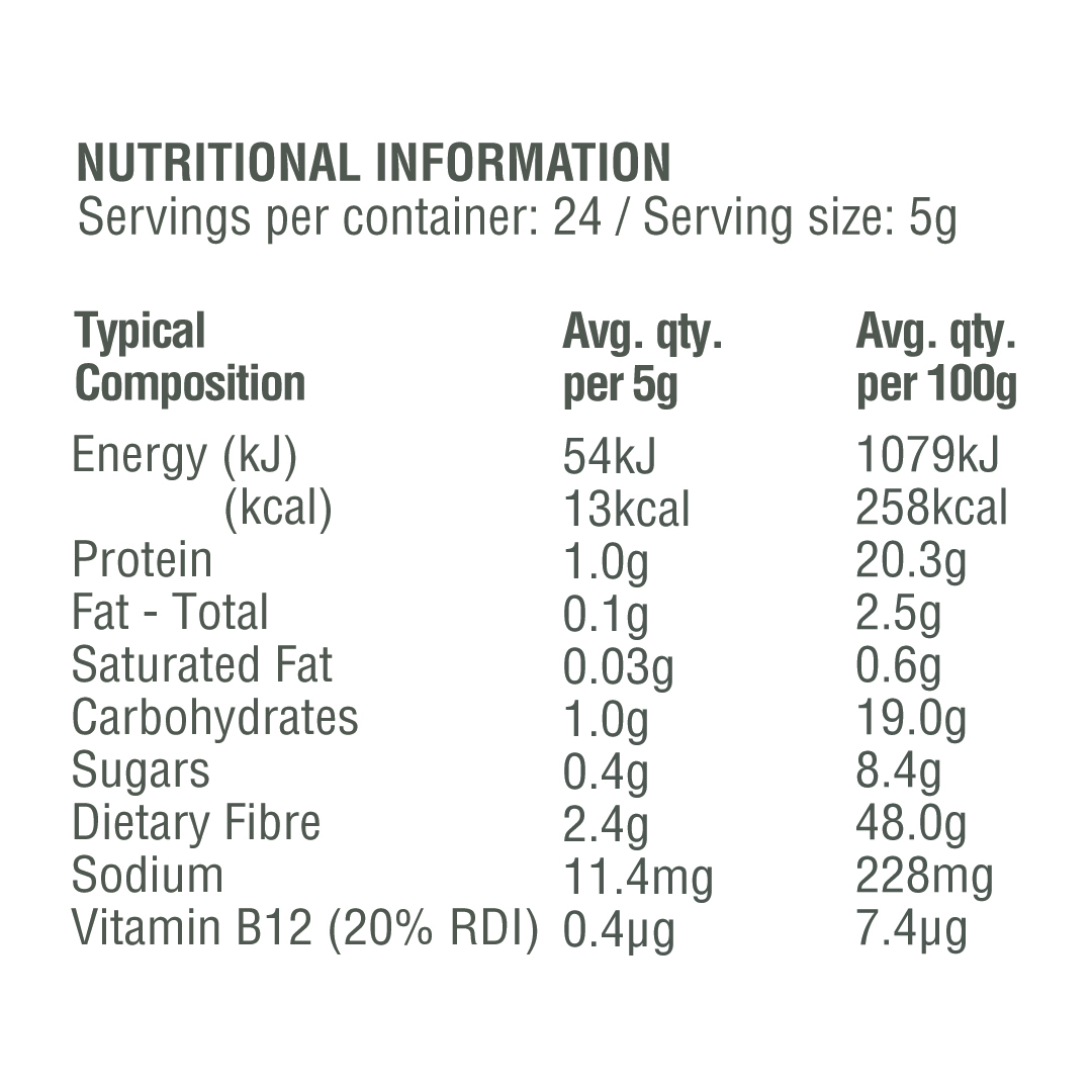 NIP Raw Nutrients Greens 120g